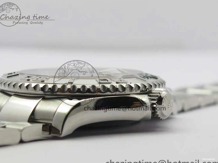 Dial Yacht-Master Silver Best SS SA3135 Edition Maker Bp on SS 116622 Bracelet 0501